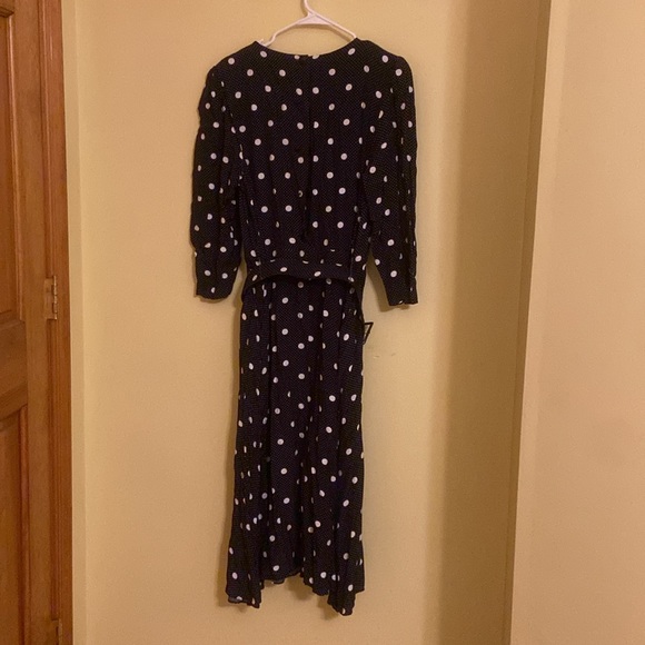 ANTHROPOLOGIE MAEVE Black Polka Dot Dress - Picture 5 of 5